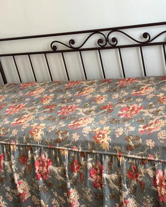 Letto singolo in ferro battuto