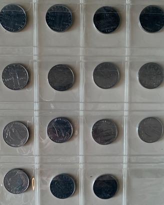 Lotto 15 monete 100 Lire Vaticano e Repubblica Ita