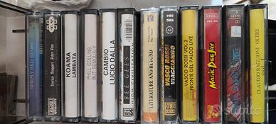 lotto audiocassette (Baglioni, bennato, Vasco..)