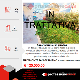 Appartamento con giardino