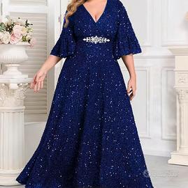 Vestito cerimonia blu