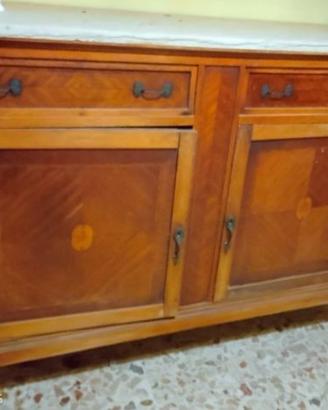 Cassettiera antica, più specchio