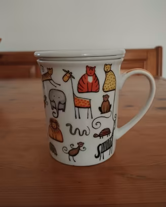 Tazza Tisaniera La Via Del Tè Firenze Porcellana 