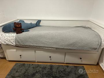 Letto divano IKEA HEMNES - Bianco - Con 3 cassetti