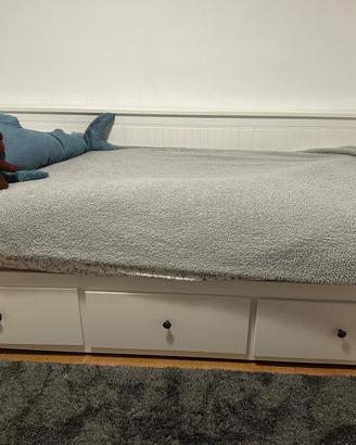 Letto divano IKEA HEMNES - Bianco - Con 3 cassetti