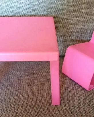 Mattel La Casa di Barbie Sedia e Tavolo vintage