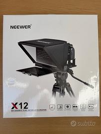 Kit Video NEWEER: Teleprompter X12 + Ring Light 18