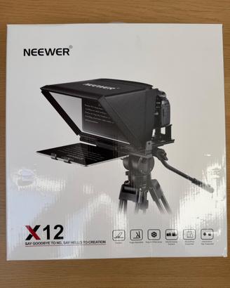 Kit Video NEWEER: Teleprompter X12 + Ring Light 18