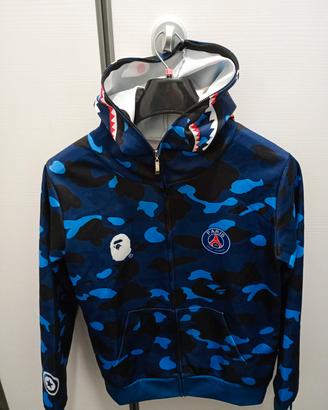 felpa con cappuccio BAPE PSG, misura M