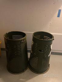 Trespolo in polietilene cestino bidone pattumiera