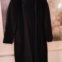 Cappotto in lana Luisa Spagnoli, taglia 48, nero
