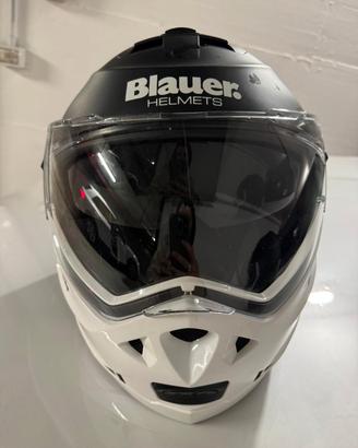 Casco Blauer Sky apribile nero e bianco Donna