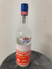 Bottiglia vuota amaro Camatti