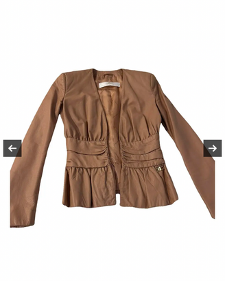 Giacca pelle Elisabetta franchi 42