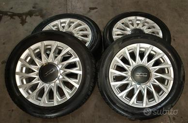 FIAT 500 CERCHI E GOMME R15