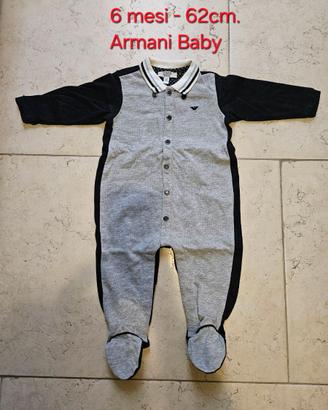 Tutina maschio Armani Baby taglia 6 mesi