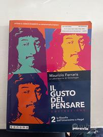 Libro di filosofia “ Il gusto del pensare”