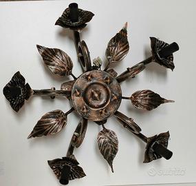Lampadario e 4 applique da  parete