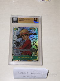 BGS 9,5 GEM MINT MONKEY D LUFFY MANGA ALT ART