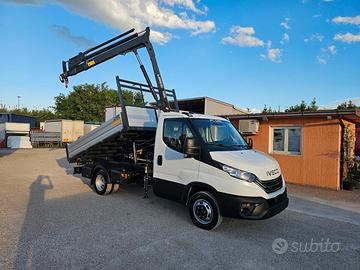 IVECO 35C16 3.0 cc - RIBALTABILE E GRU 12 mt NUOVO
