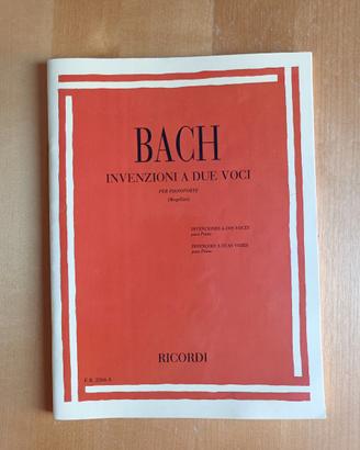 Spartito per pianoforte BACH - INVENZIONI A DUE VO