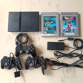 Ps2 Slim con 3 Controller e 2 giochi PAL ITA