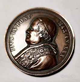 Medaglia papale di Pio IX, coniata nel 1867