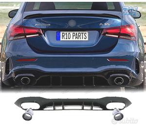 DIFFUSORE MERCEDES CLASSE A V177 SEDAN 18- LOOK A3