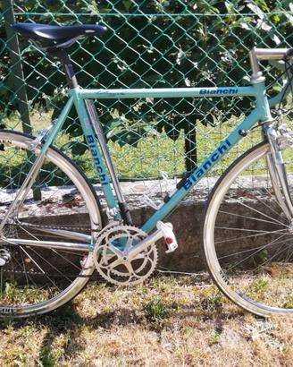 Bici da corsa Bianchi 1984 celeste