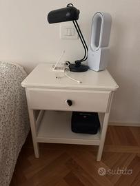 Coppia comodini IKEA HEMNES bianchi