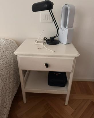 Coppia comodini IKEA HEMNES bianchi
