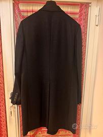 Cappotto grigio scuro spinato Dolce &Gabbana