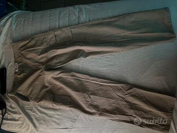 Pantaloni Cargo beige taglia 52