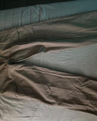 Pantaloni Cargo beige taglia 52
