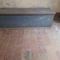 Cassapanca antica legno anni 30/40