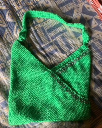 Borsa di lana fatta a mano