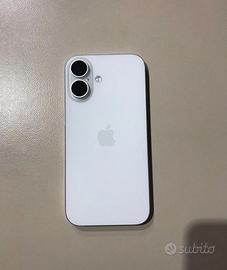 iPhone 16- 128 gb- Bianco- batteria 88%