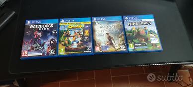 4 giochi ps4 e ps5