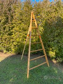Scala agricola in legno originale