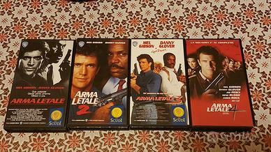 Arma Letale serie completa film VHS
