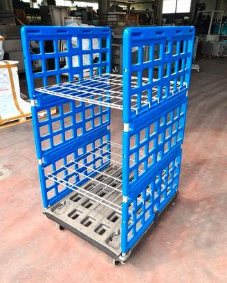 roll container in plastica per alimenti usato