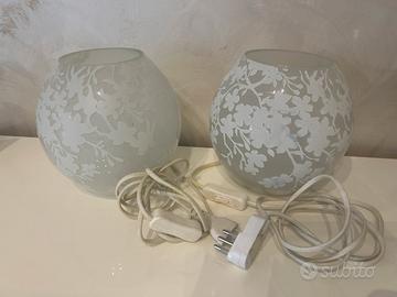 Coppia lampade da tavolo ikea Knubbig 18 cm