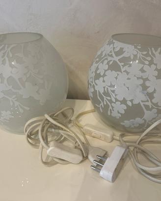 Coppia lampade da tavolo ikea Knubbig 18 cm