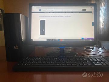 pc fisso HP + monitor Samsung quasi nuovo