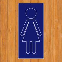 Targhette uomo donna per wc
