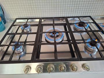 SMEG PIANO 5 FUOCHI + TRIPLA CORONA 