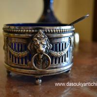 Antica zuccheriera o saliera stile Art Nouveau