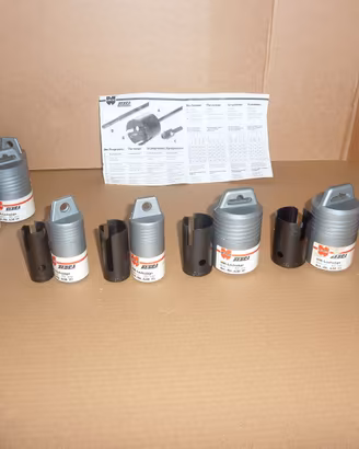 Set 5 frese seghe a tazza Wurth denti in carburo