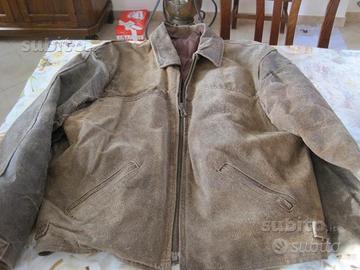 Giubbotto da uomo in pelle grezza