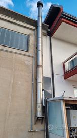 Canna fumaria artigianale acciaio inox